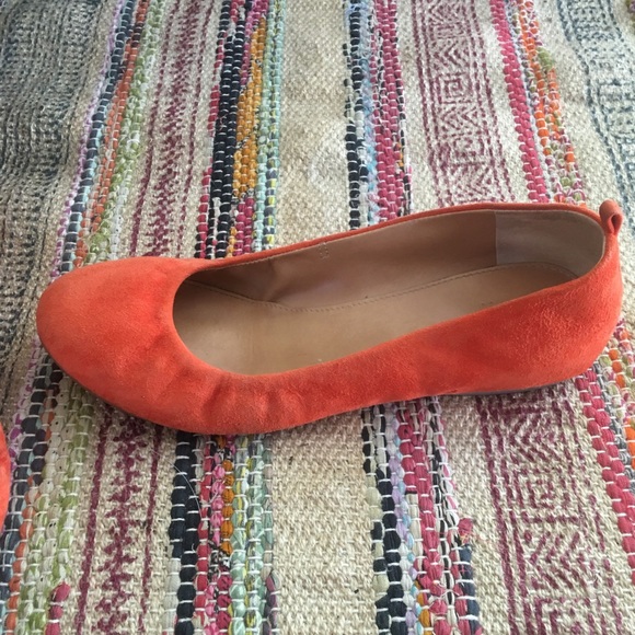 J. Crew suede ballerina flats - Picture 3 of 8